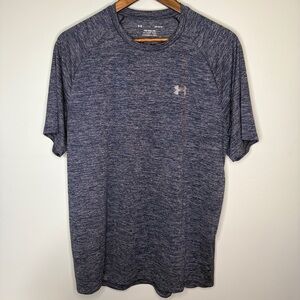 UA Men’s Heathered Navy Short Sleeve Performance Tee